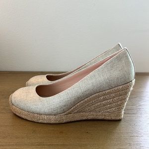 J. Crew Seville espadrille wedges in canvas